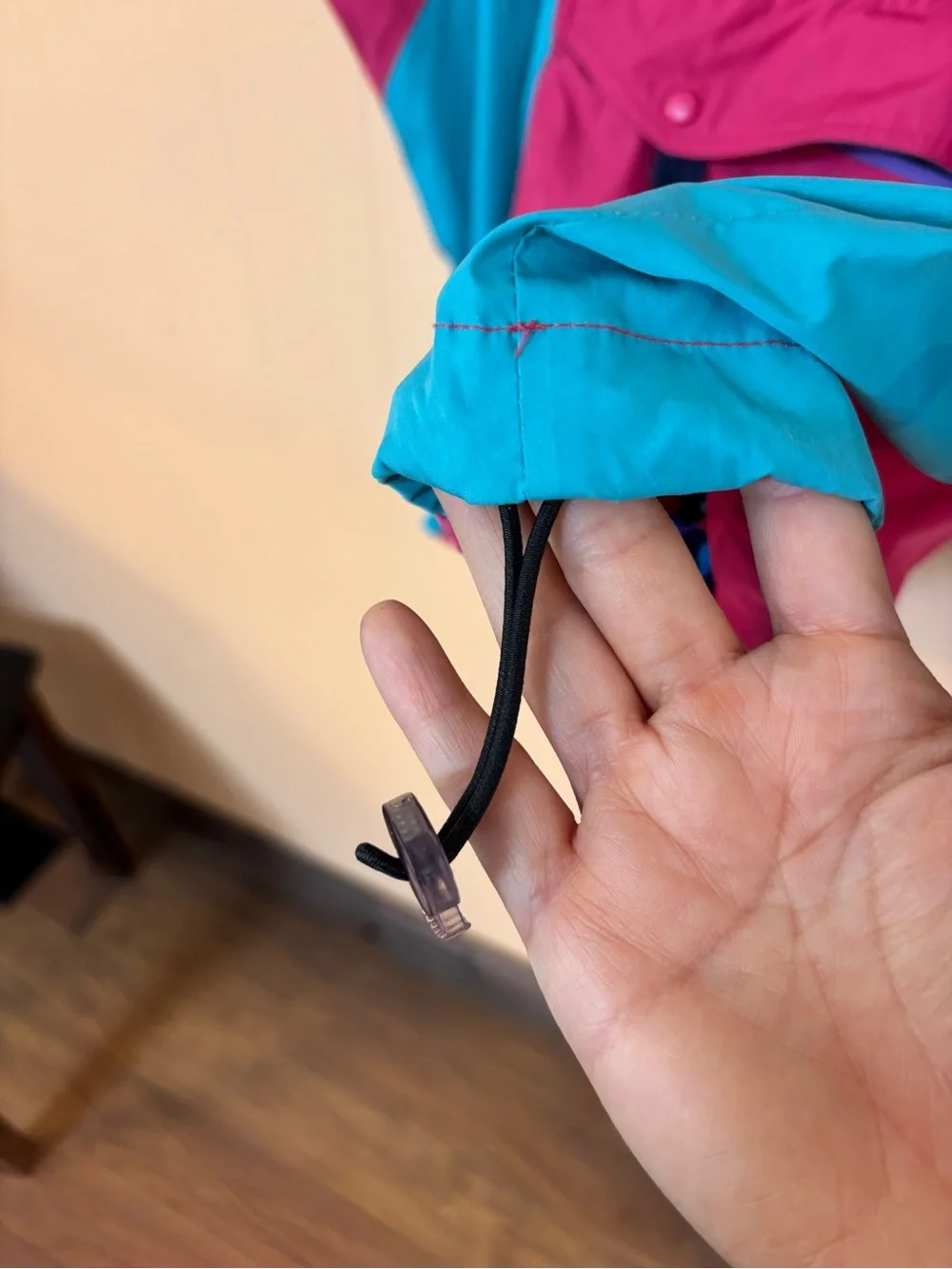 Vintage Nike ACG Mens Pink & Teal Hooded Anorak Jacket